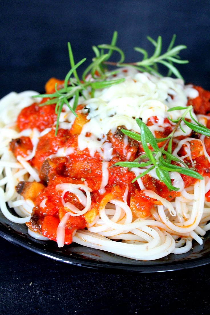 Veggie loaded Spaghetti Sauce recipe