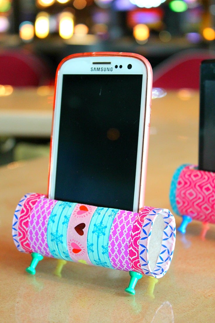 DIY cell phone holder