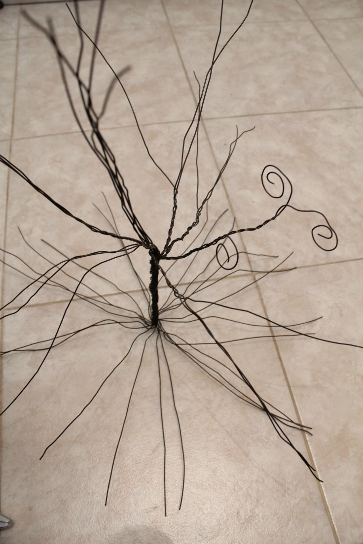 Wire tree jewelry on sale holder