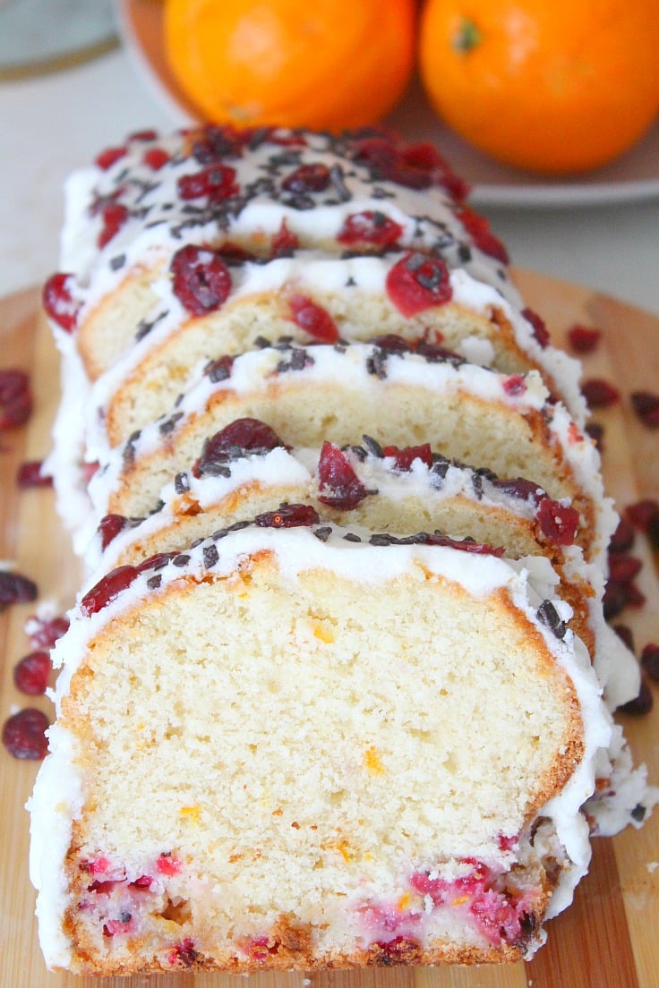 Cream cheese cranberry loaf