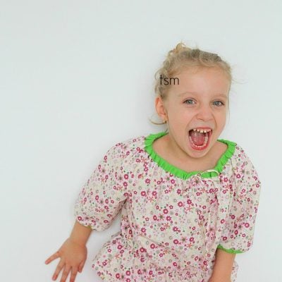 Free Girls Peasant Blouse Pattern