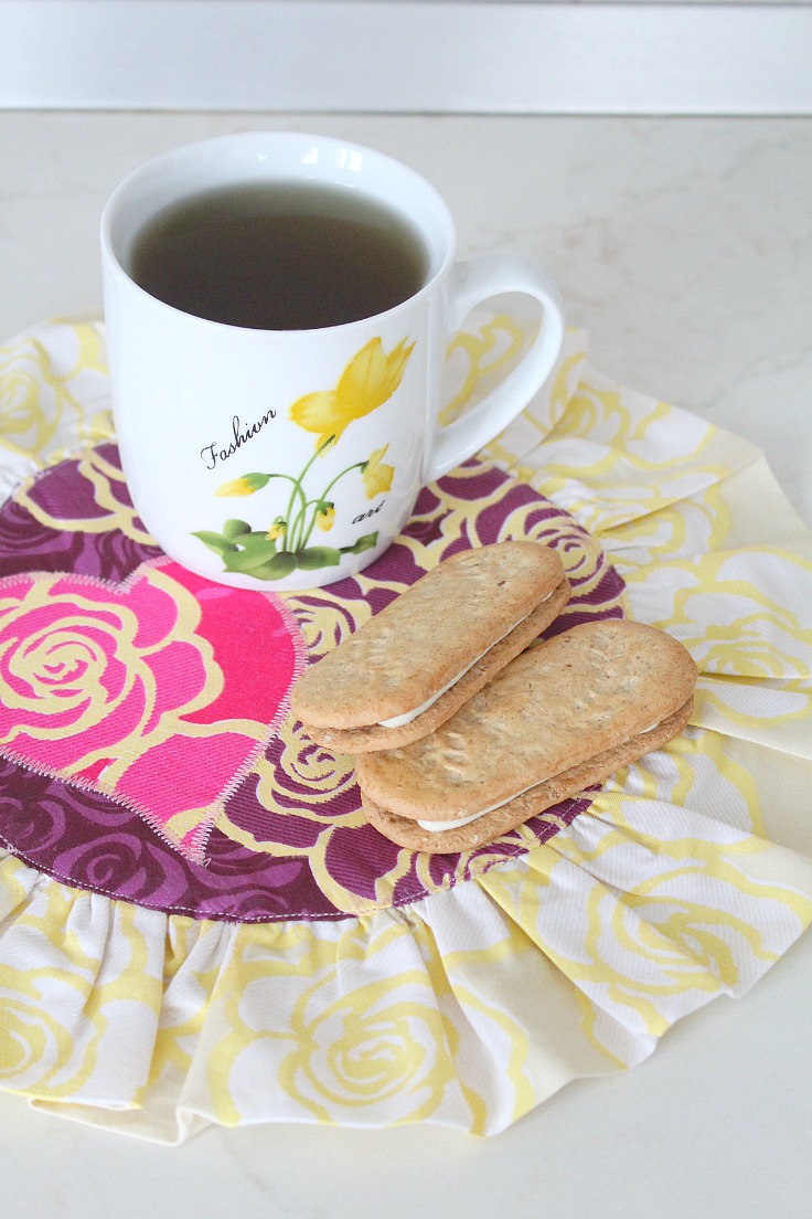 Valentine mug rug pattern