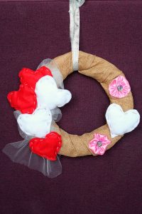 Valentines wreath tutorial