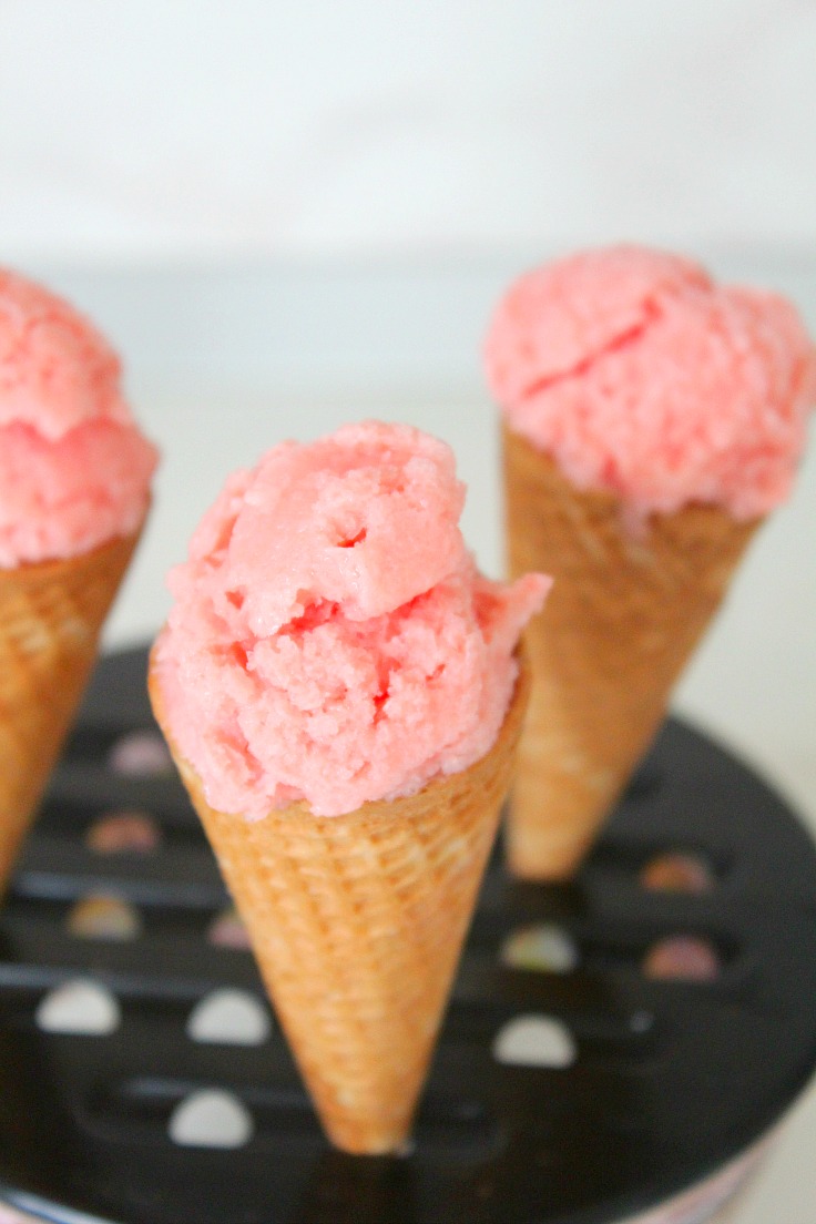 Watermelon Ice Cream Recipe With Fresh Fruit & Greek Yogurt