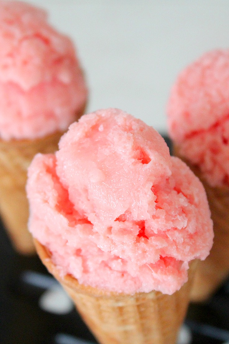 Fresh Watermelon ice cream recipe