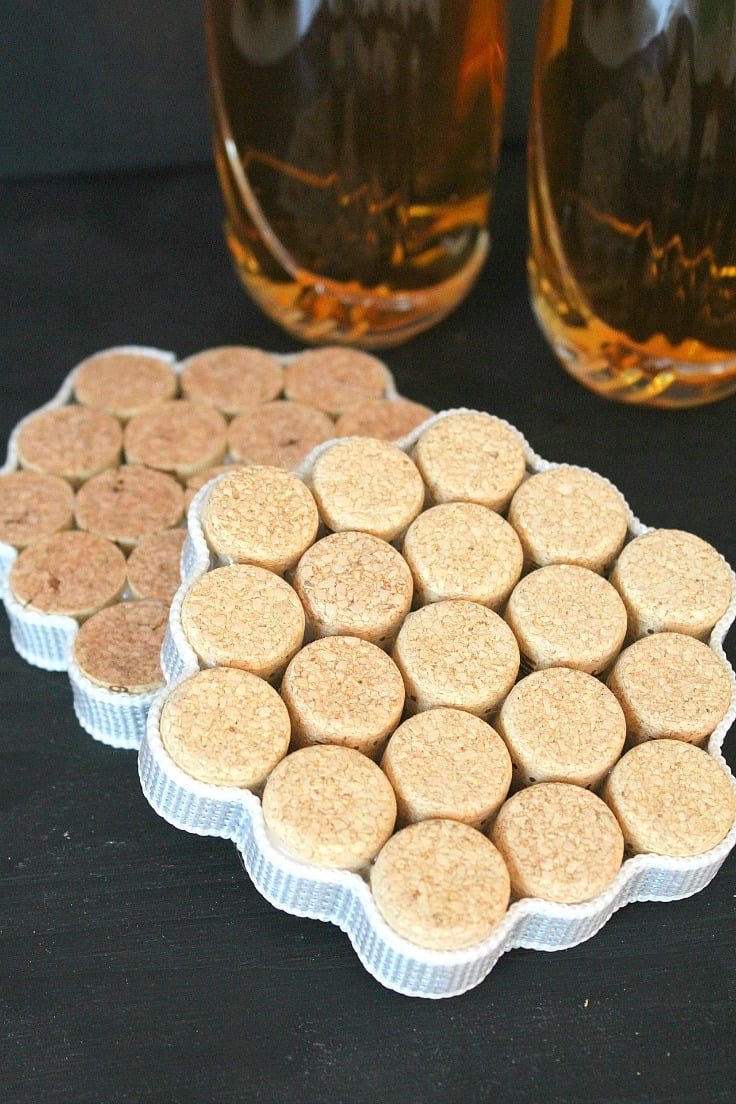 DIY Cork Coasters Tutorial With Recycled Wine Corks