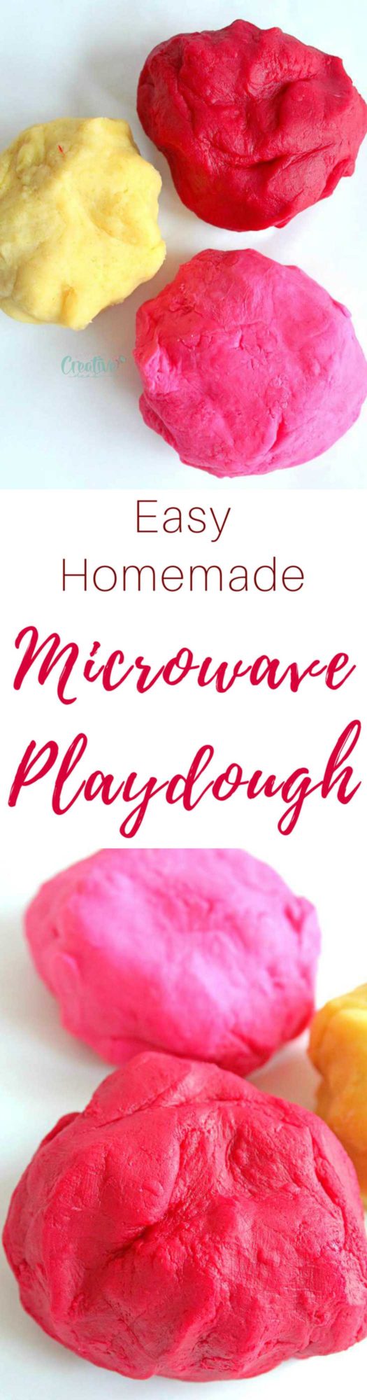 Microwave playdough