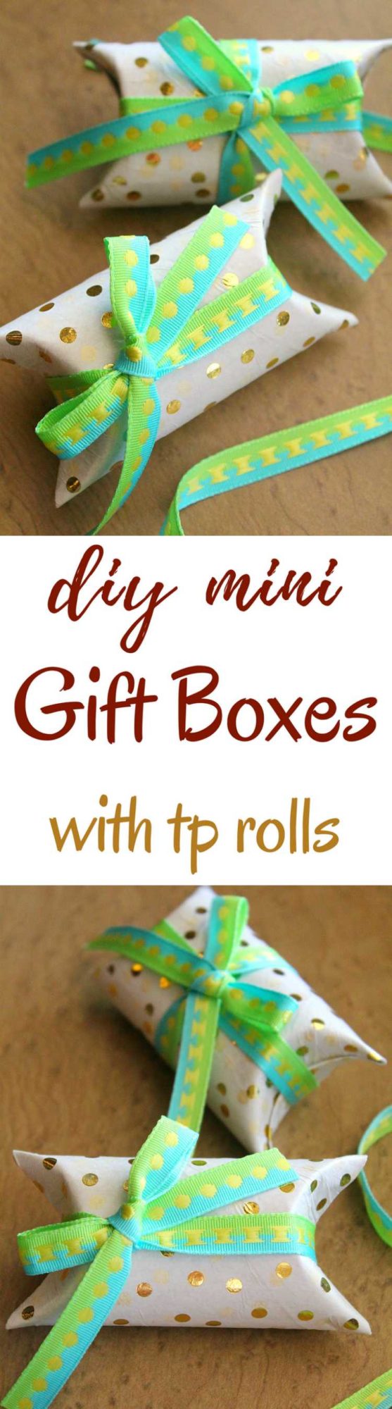 Toilet paper roll gift box