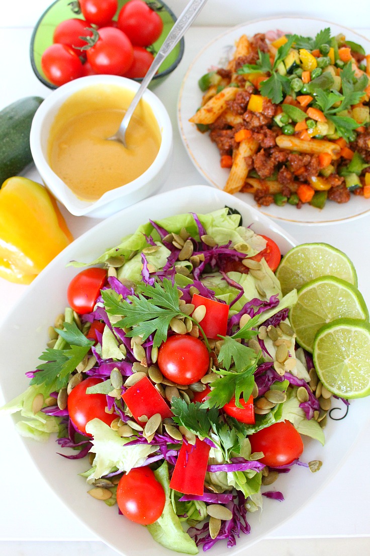 Crispy Red Cabbage Salad