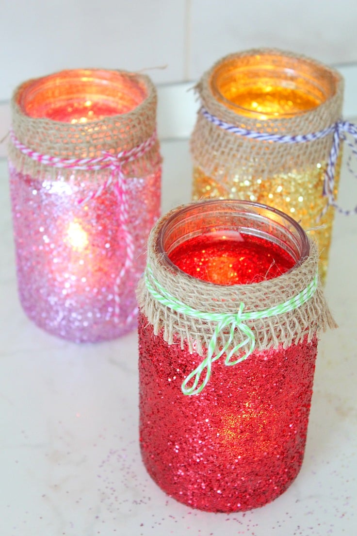 DIY Jar Luminaries