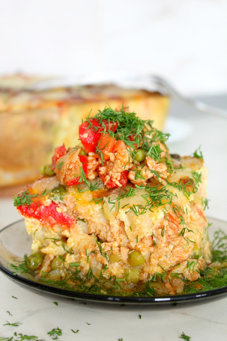 Chicken Hash Brown Casserole With Vegetables