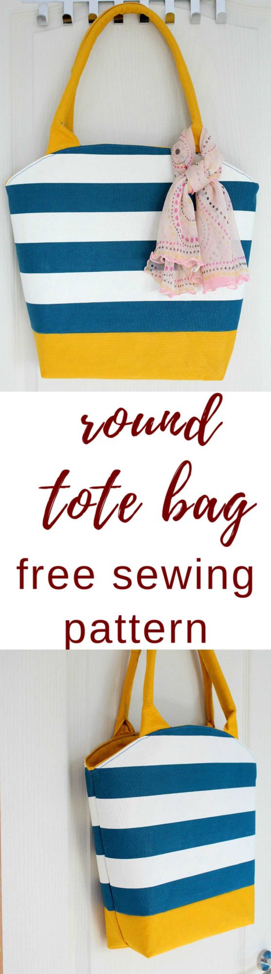 Color Block Tote Bag Easy Sewing Tutorial For Beginner Sewers