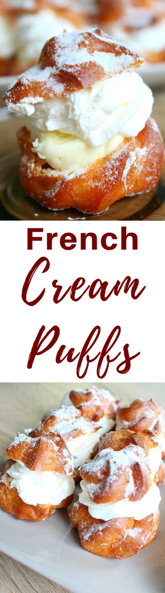 French cream puffs