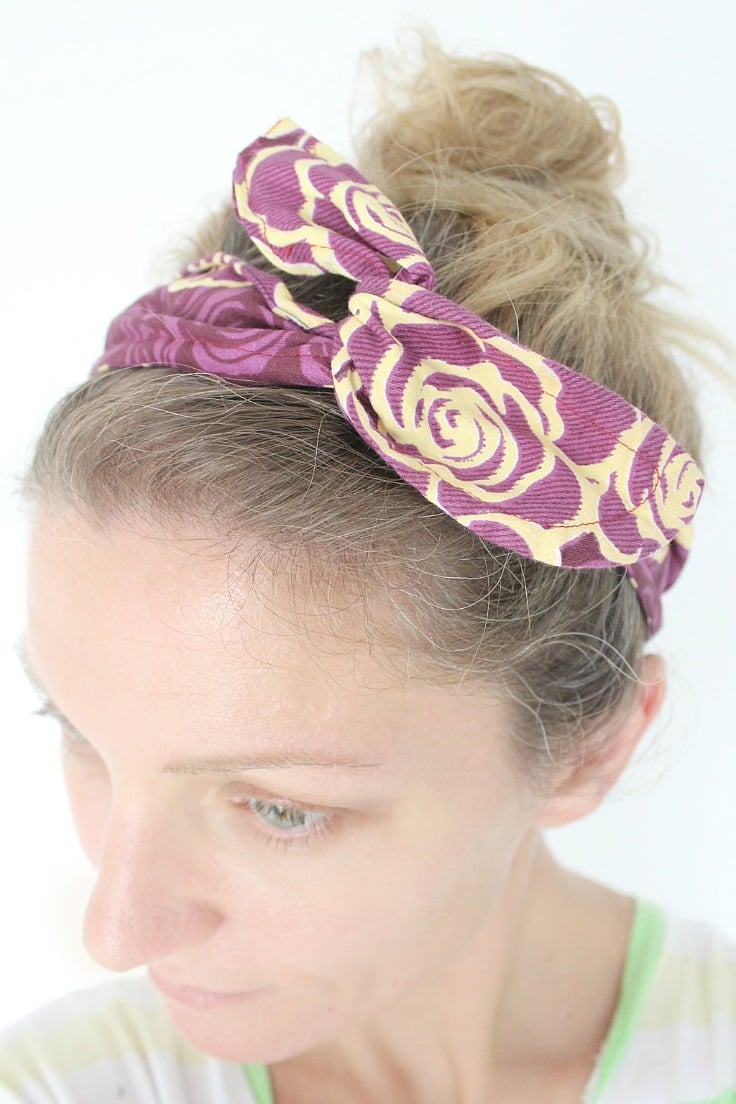 How to sew a headband