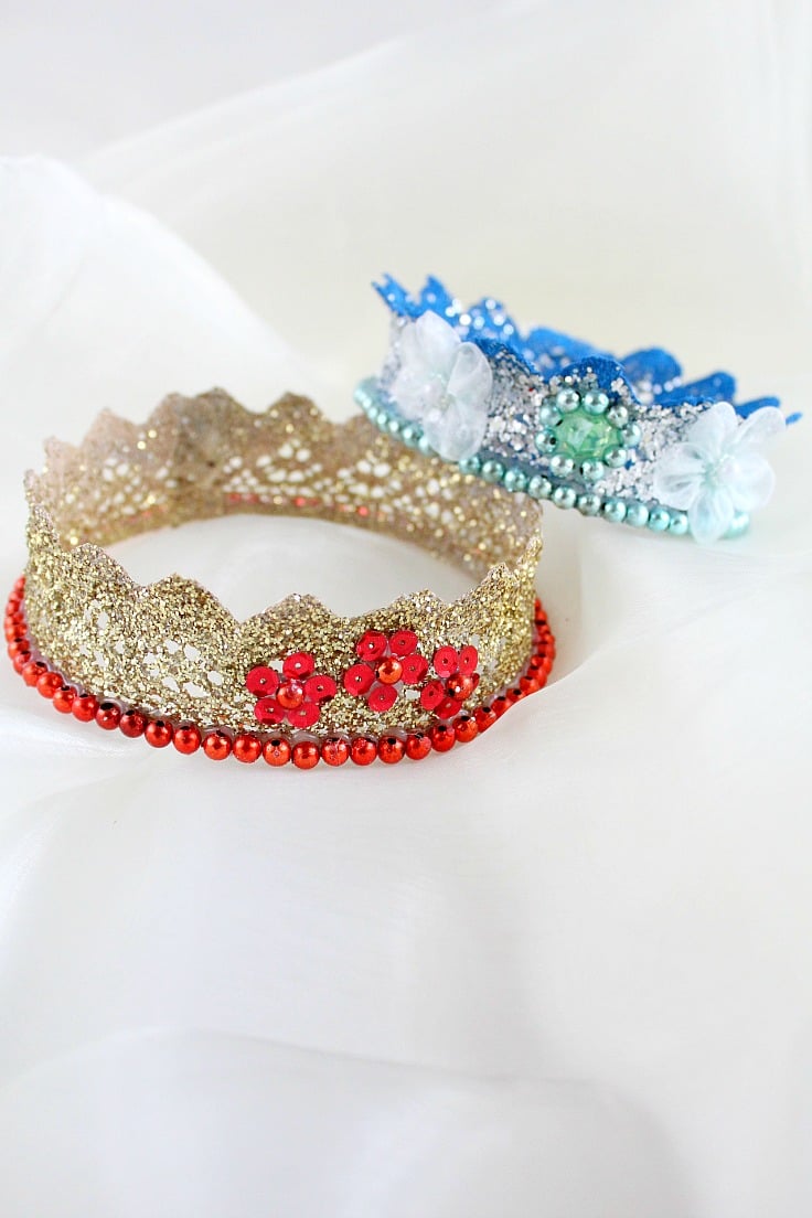 lace crown diy