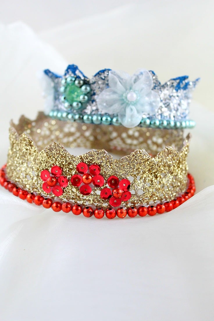 DIY Lace Crown For Parties Or Dress-ups