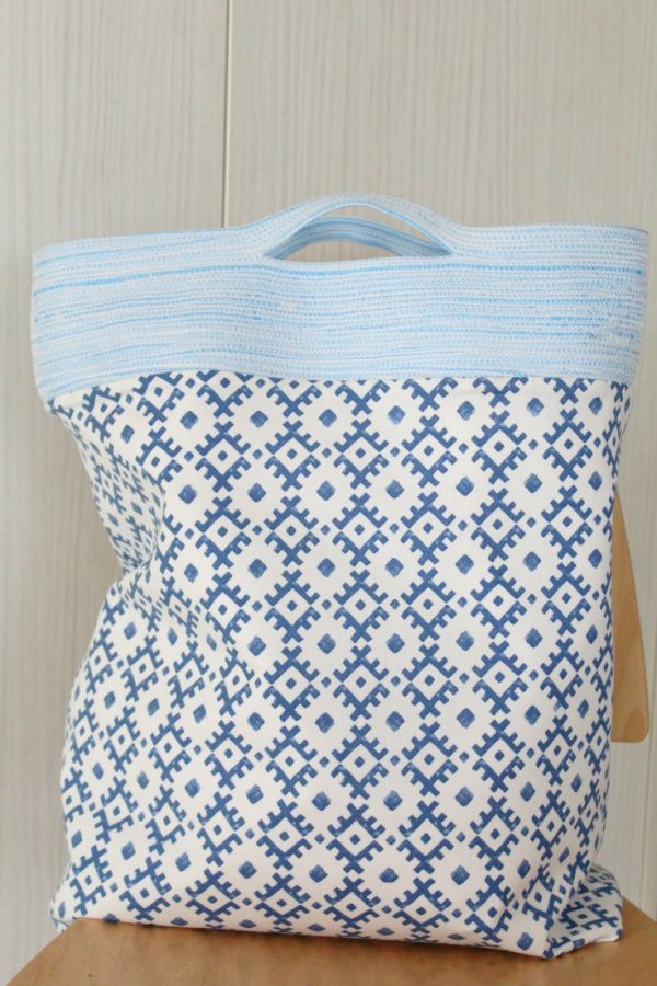 REVERSIBLE TOTE BAG With Rope Handles Easy Peasy Creative Ideas