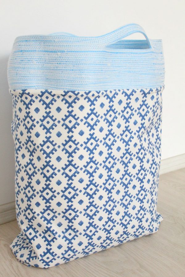 REVERSIBLE TOTE BAG With Rope Handles Easy Peasy Creative Ideas