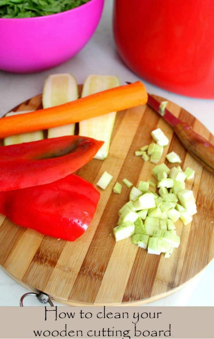 How to clean your wooden cutting board