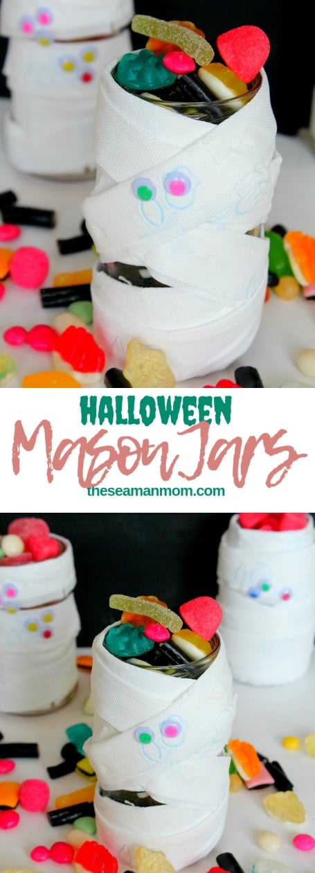 Halloween mason jars