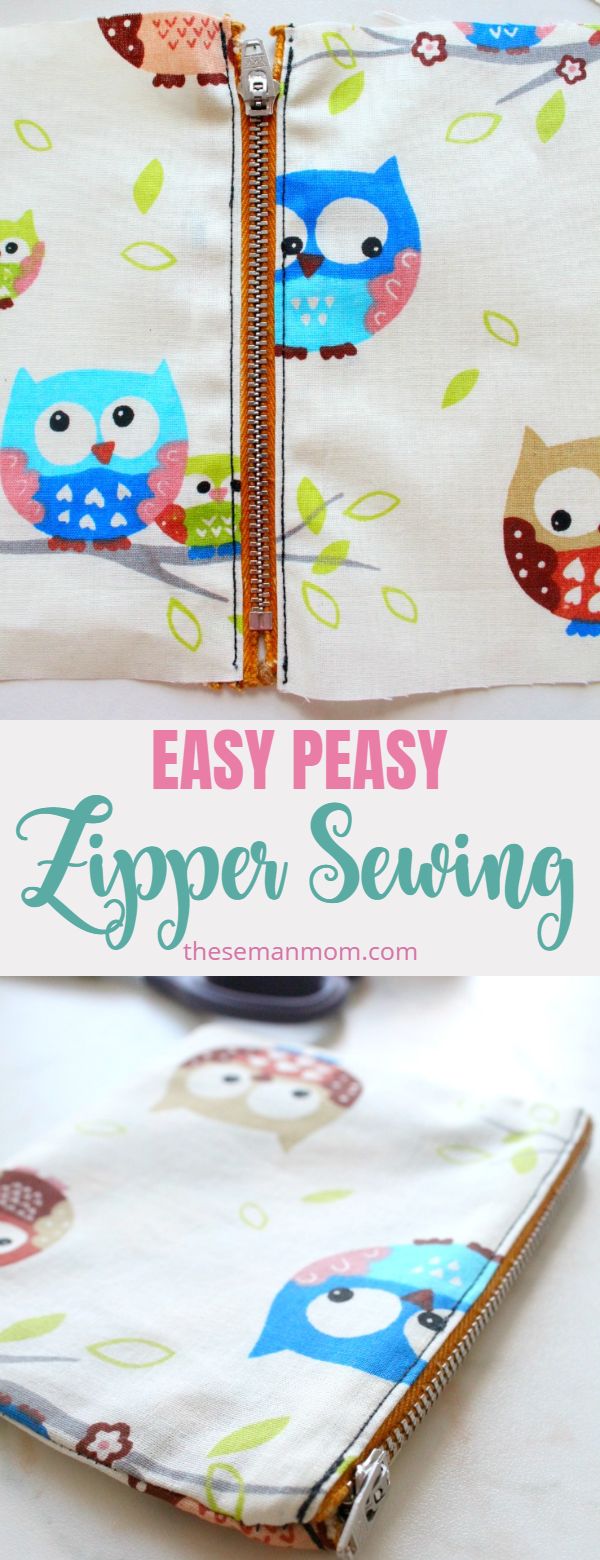 How to Sew a Zipper for a Pouch Easy Sewing Tutorial