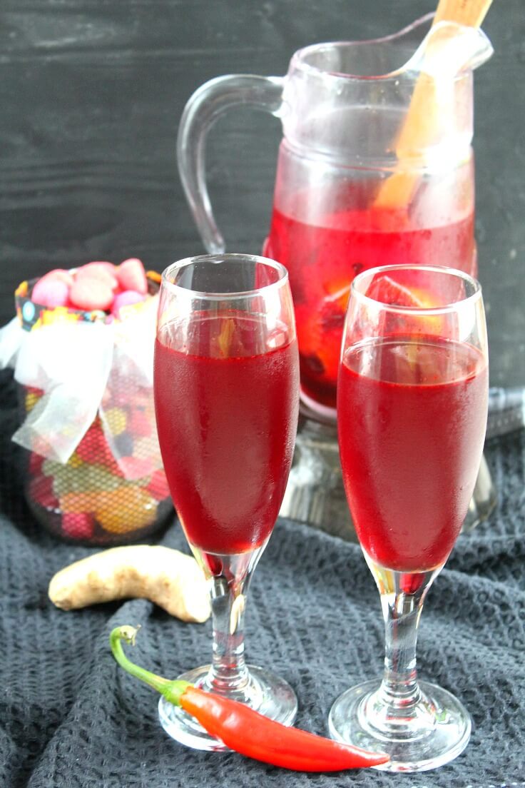 Blood Punch Recipe Non Alcoholic Halloween Beverage