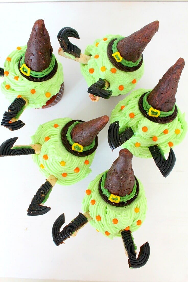 Wicked Witch Halloween Cupcakes Recipe