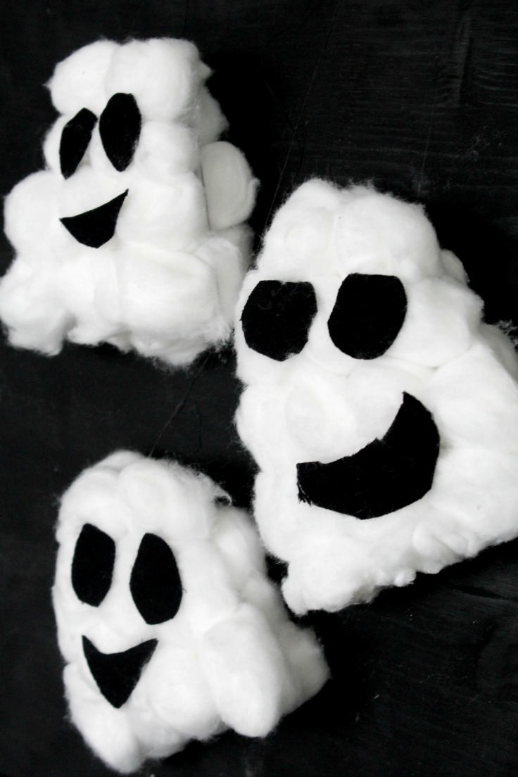 Cotton ball ghost craft