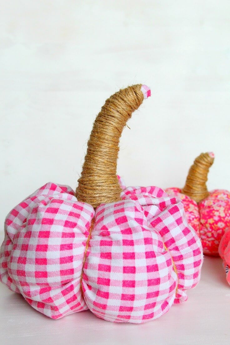 how to make fabric pumpkins