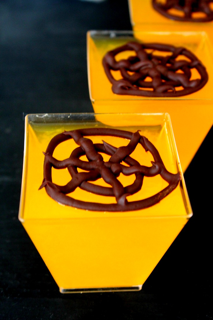 Chocolate Spider Web Jellies