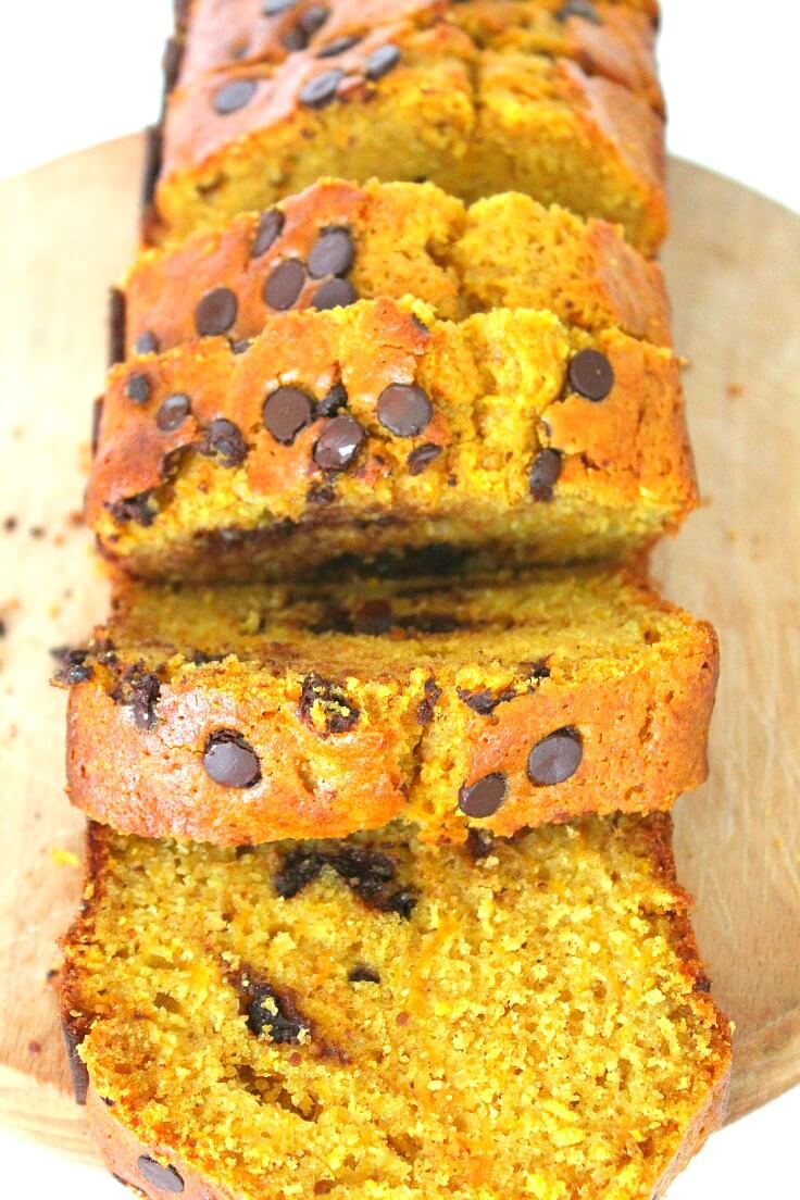 Pumpkin Bread With Chocolate Chips