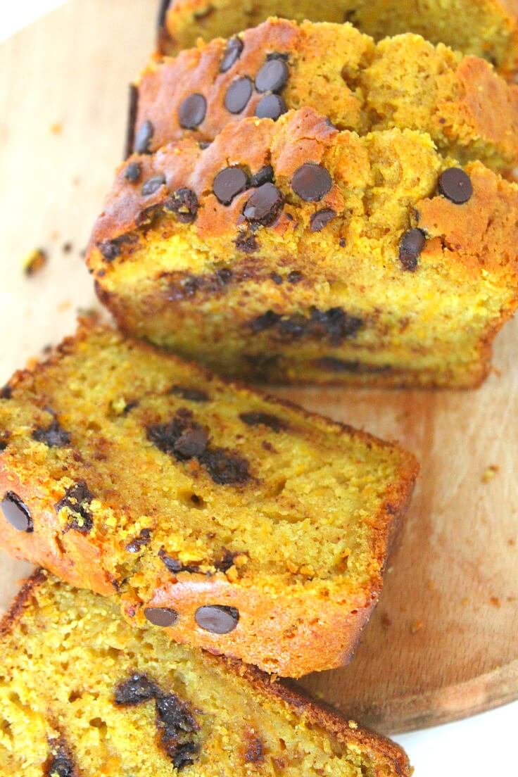 Pumpkin Bread With Chocolate Chips