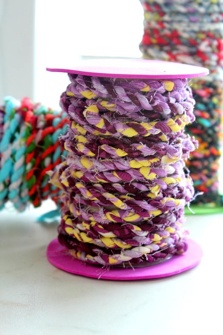 How to make fabric twine