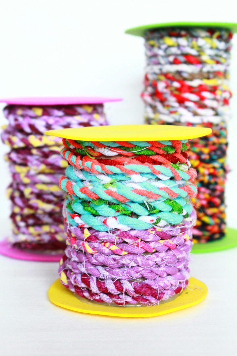 How to make Fabric Twine from scraps
