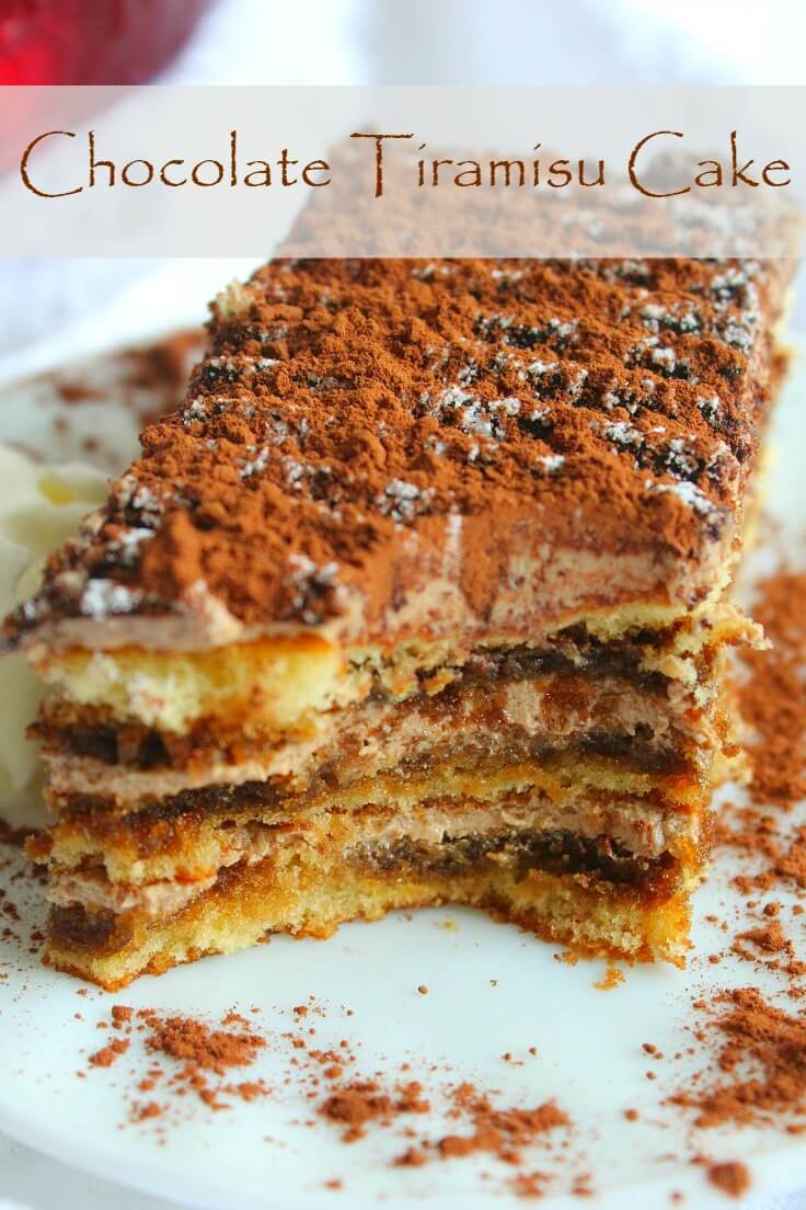 Chocolate Tiramisu Cake