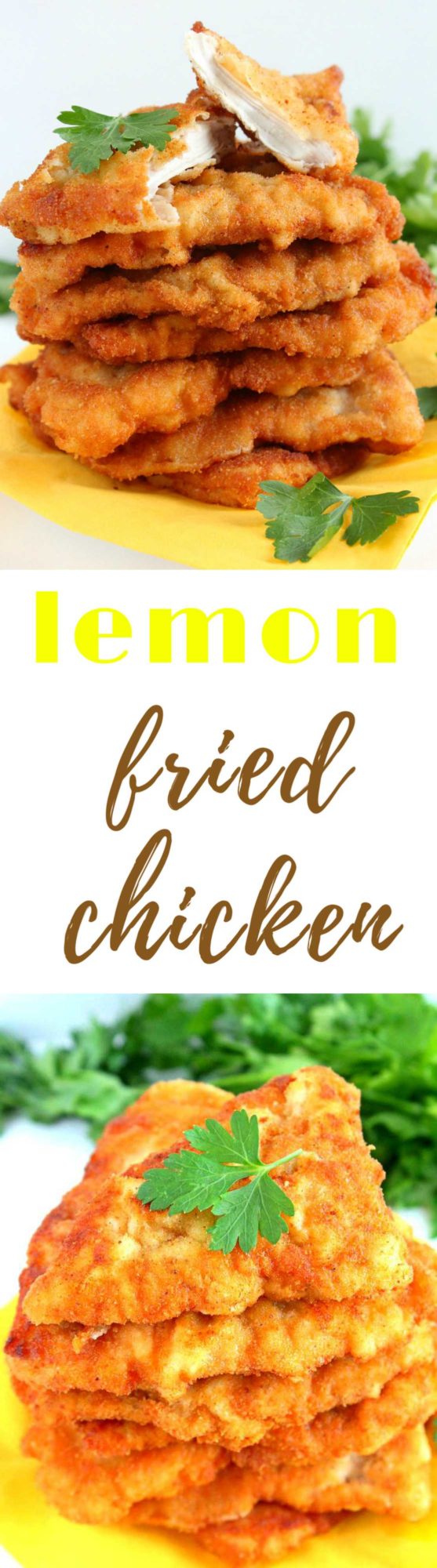 Lemon fried chicken