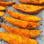 Spiced Herb Roasted Sweet Potato Wedges