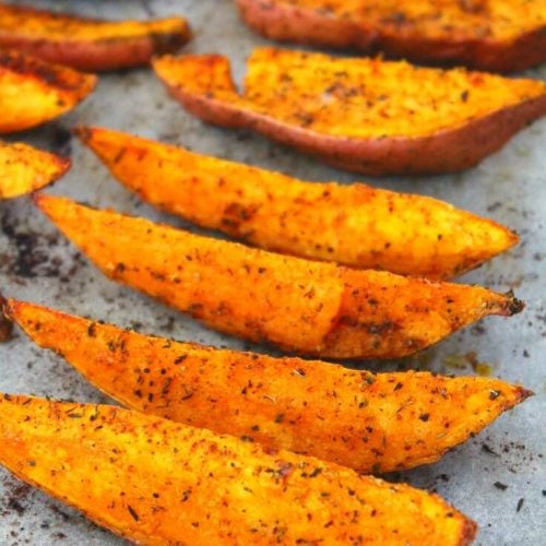 Spicy Sweet Potato Wedges 