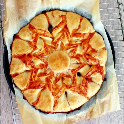 Braided Margherita Pizza Bread