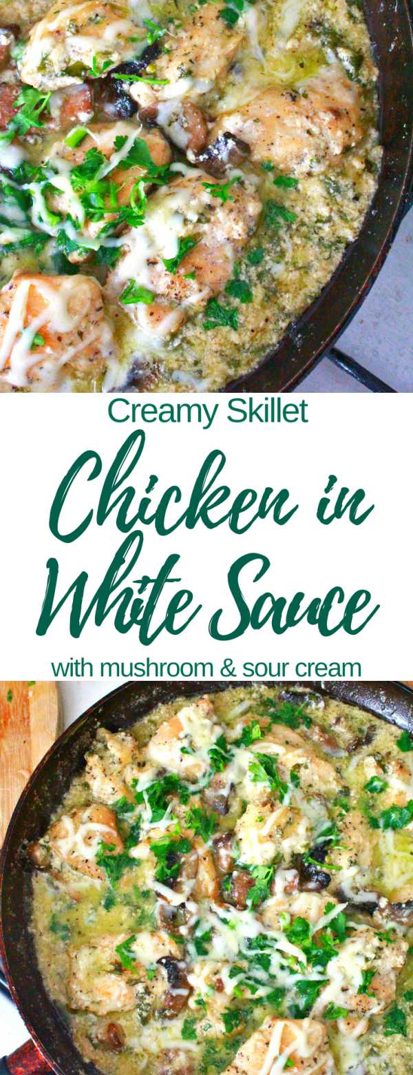 Chicken in white sauce recipe