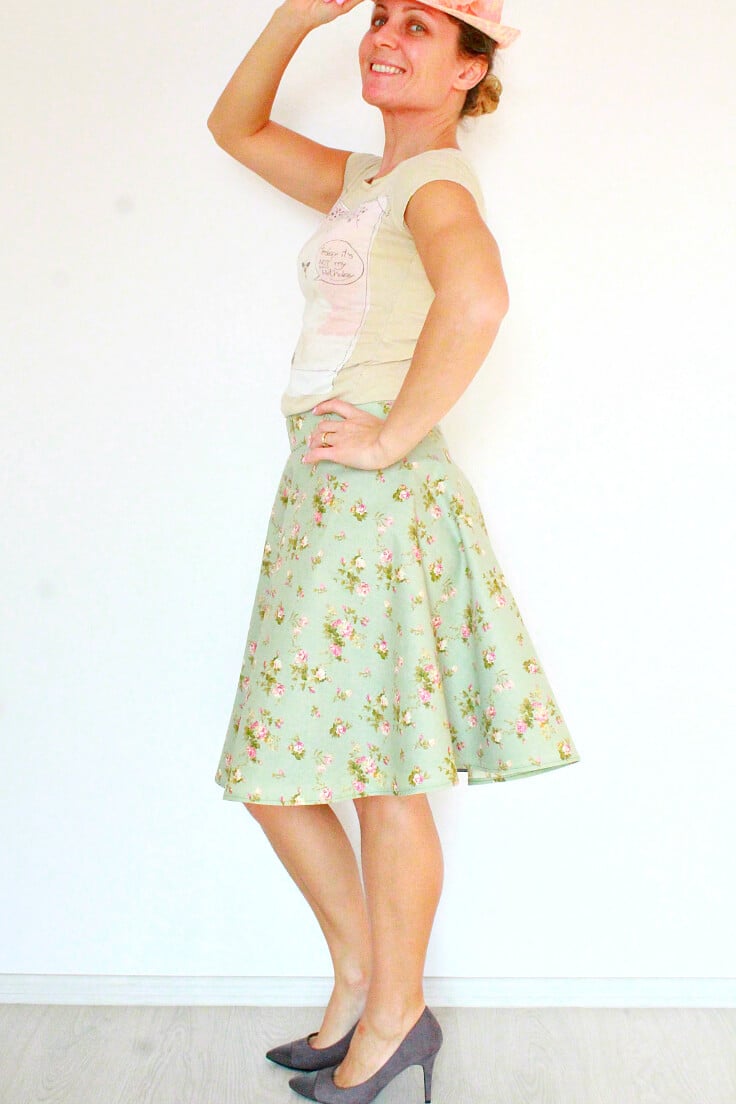 Half Circle Skirt Tutorial