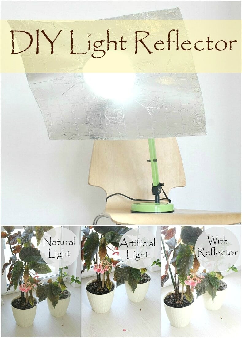 position boble bestille DIY Light Reflector