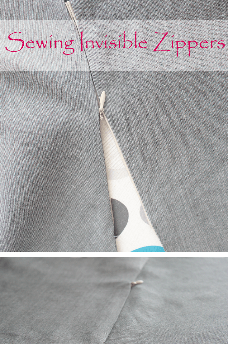 How To Sew An Invisible Zipper - Easy Peasy Creative Ideas