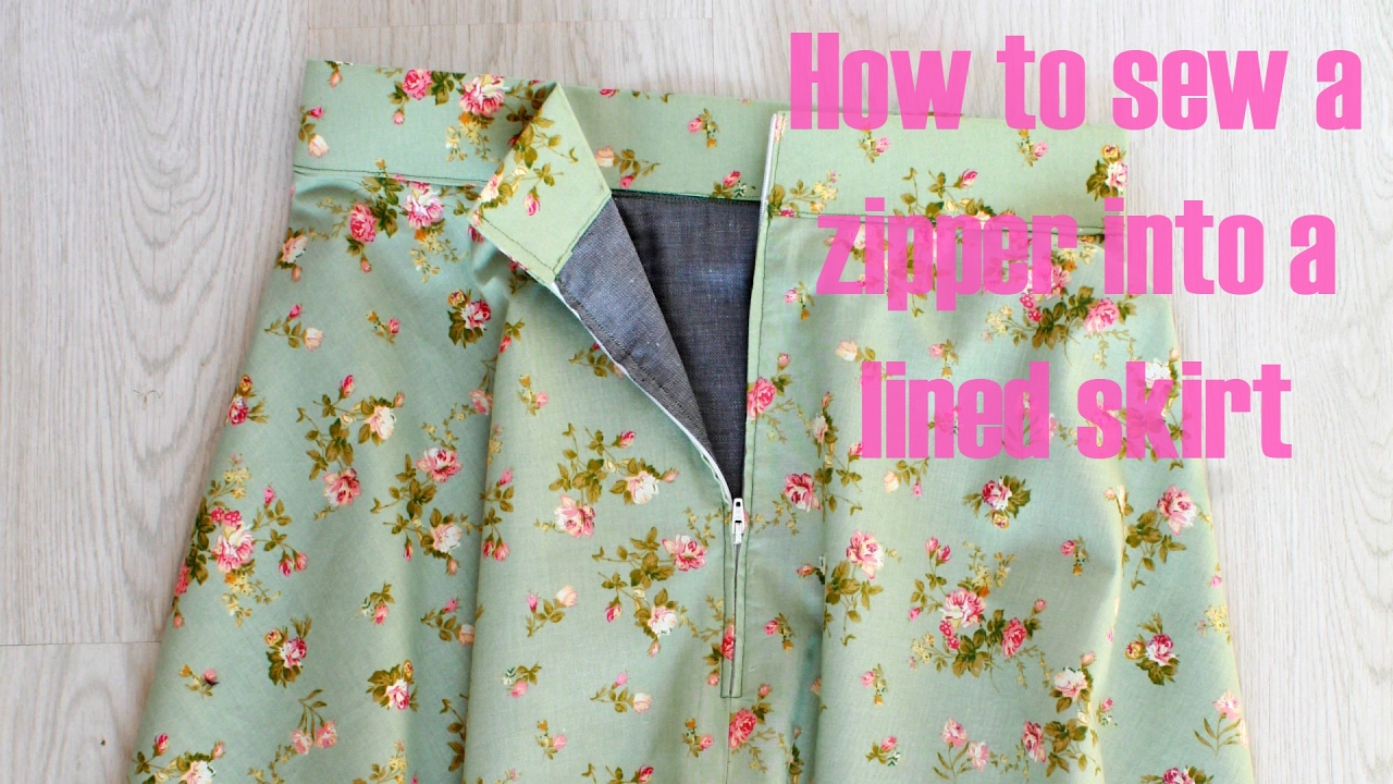 how-to-sew-a-zipper-on-a-skirt-with-lining-with-the-easiest-method