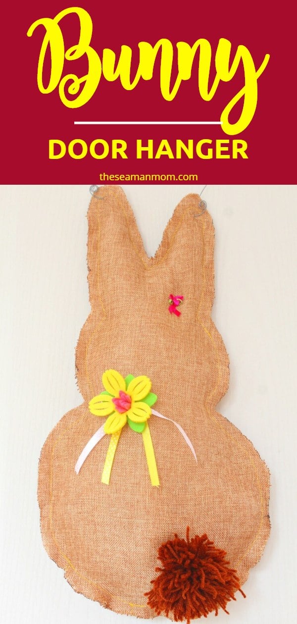 Bunny door hanger sewing tutorial