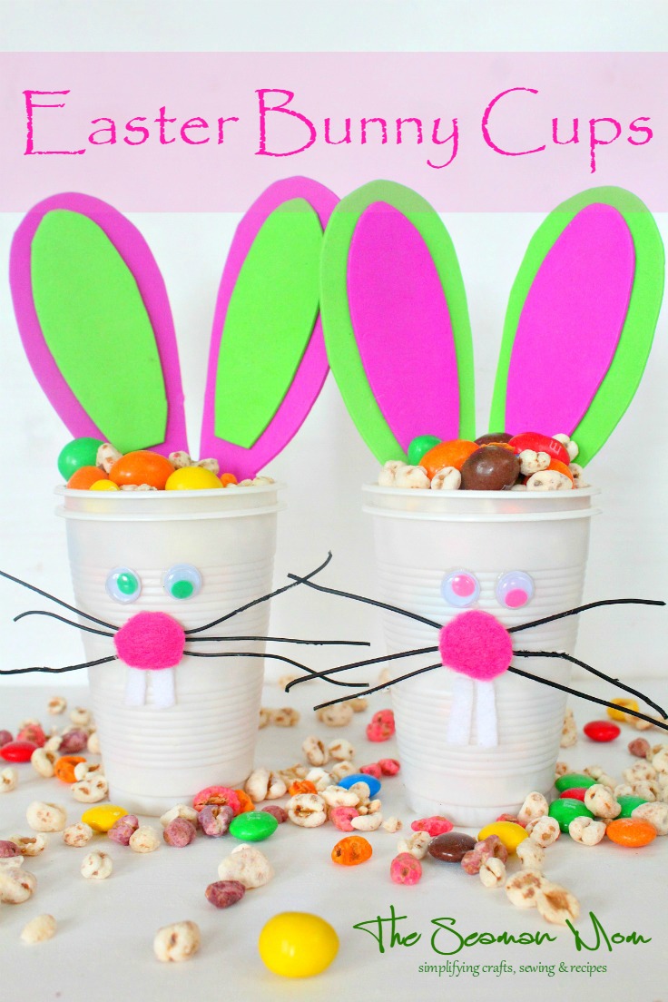 Easy Easter Bunny Mini Snack Cups - Eats Amazing.