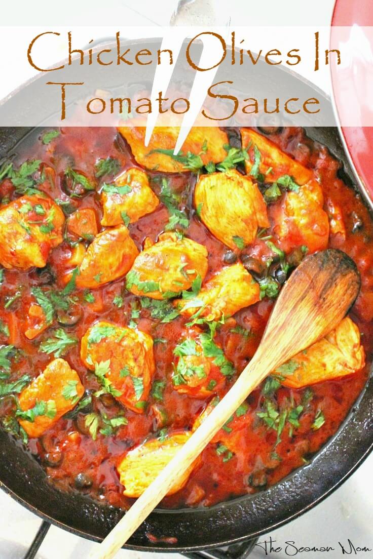 Chicken With Olives In Tomato Sauce