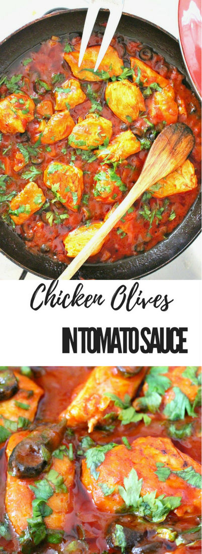 Chicken With Olives In Tomato Sauce