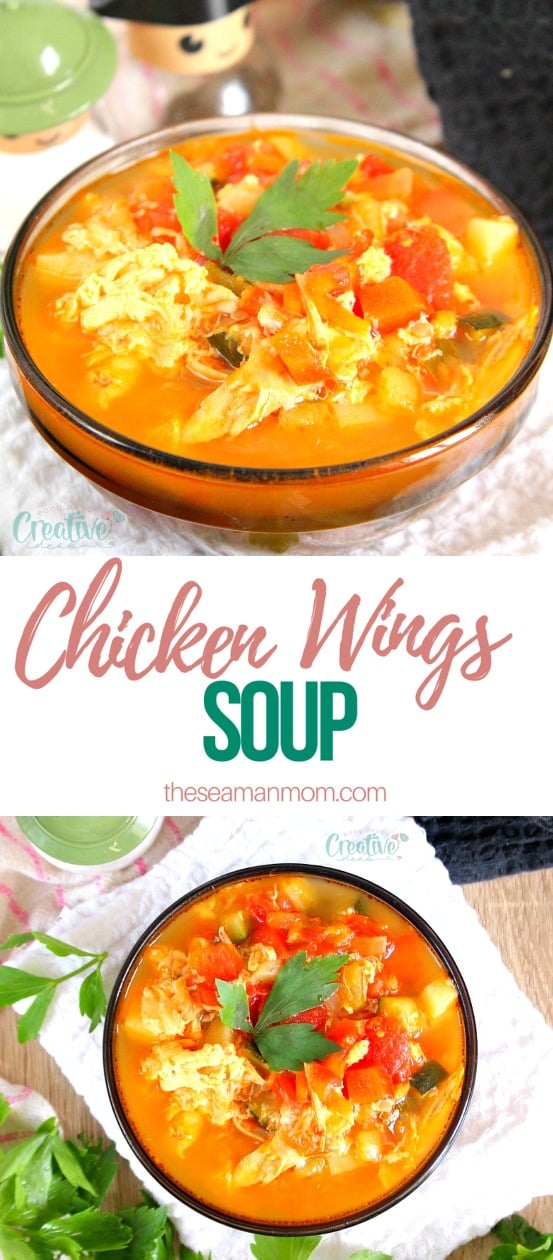 Chicken wings soup