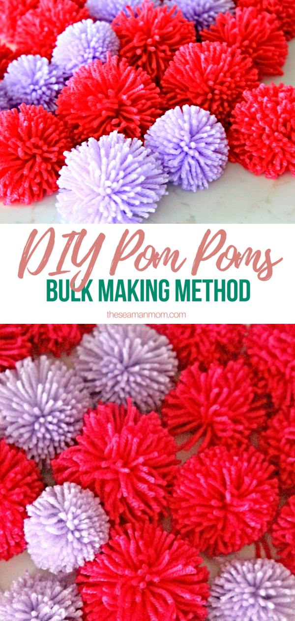 DIY pom poms